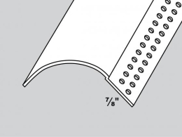 1 1/2" R Bullnose Kerfed Corner Bead