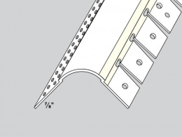 3/4" R Bullnose No-Notch Sprung Arch