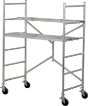 Circle Brand 6’ Aluminum Folding Mobile Scaffold