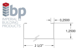 IBP - 2 1/2" Steel Stud 25ga
