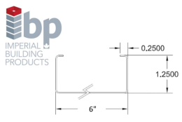 IBP - 6" Steel Stud 25ga