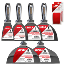 LEVEL5 Welded Joint Knife Set (3"/ 4"/ 5"/ 6"/ 8"/ 10") with Heat-Shrink Grips