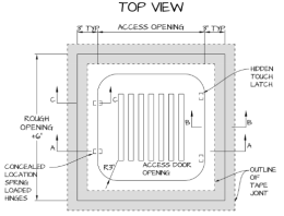 Louver Radius Hinged Touch Latch