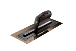 NELA® Premium Black Edition Flat Finishing Trowel with BikoGRIP® Cork Handle