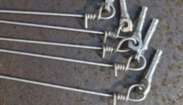 Pre-Twisted Hanger Wire With Anchor