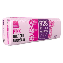 R-28 Pink Next Gen Fiberglas 8-1/2