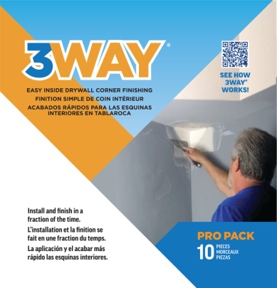 3Way Inside Drywall Corners