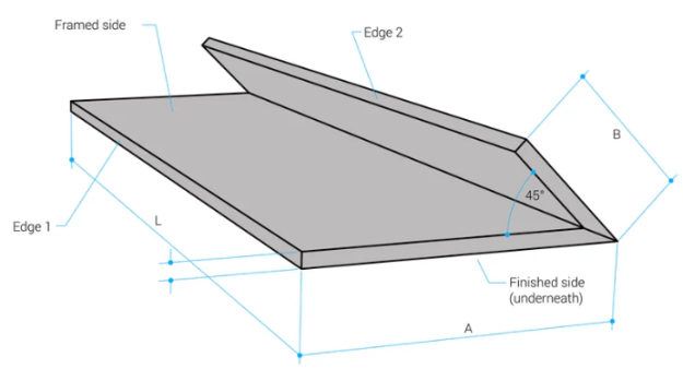45 Degree Knife Edge