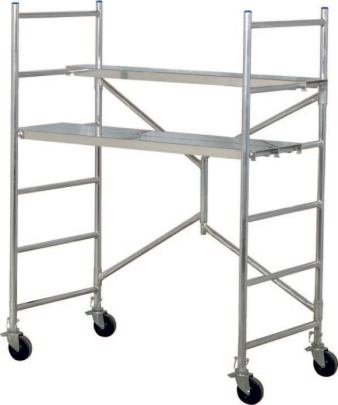 Circle Brand 6’ Aluminum Folding Mobile Scaffold
