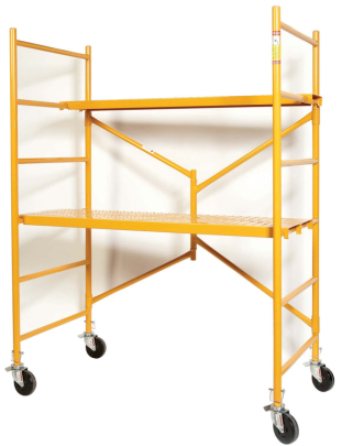 Circle Brand 6’ Steel Folding Mobile Scaffold