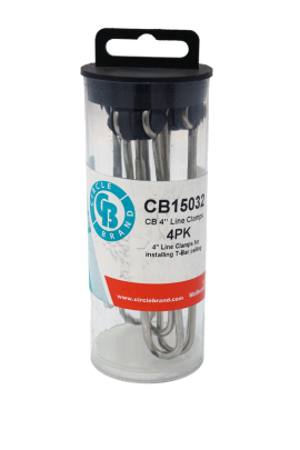 Circle Brand Rubber Tipped Line Clamps