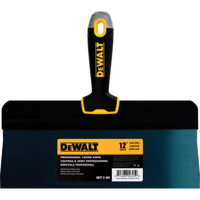 DEWALT Big Back Blue Steel Taping Knives with Soft Grip Handle