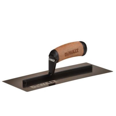 DEWALT Curved Finishing Trowel Gold Stainless Steel 