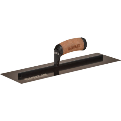 DEWALT Finishing Trowel Gold Stainless Steel with Leather Handle