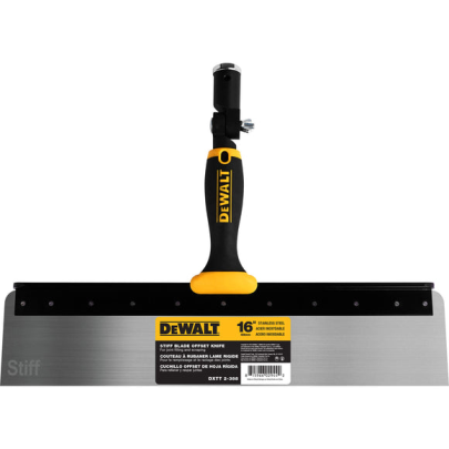 DEWALT Stainless Steel Offset T-Knife with Adaptor - Stiff