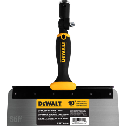 DEWALT Stainless Steel Offset T-Knife with Adaptor - Stiff