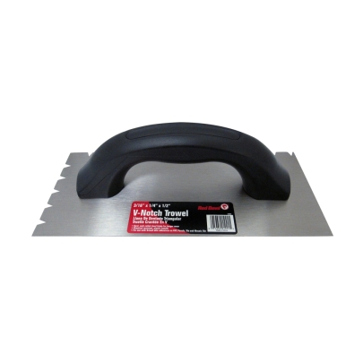 FRP V Notch Trowel 3/16'' x 1/4'' x 1/2''