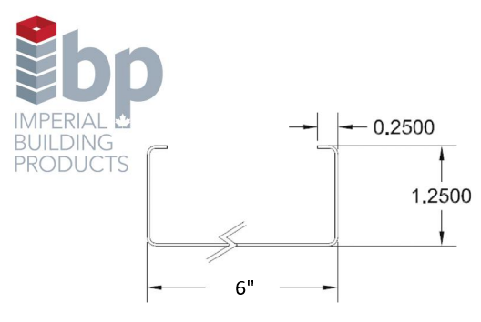 IBP - 6" Steel Stud 25ga