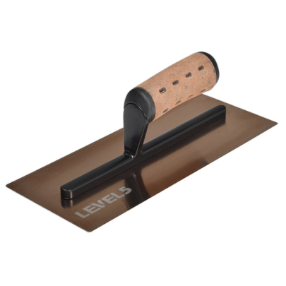 LEVEL5 Flat Finishing Trowel with Leather Handle