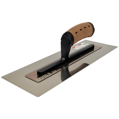LEVEL5 FLEX Flat Finishing Trowel 4.72" with Leather Handle