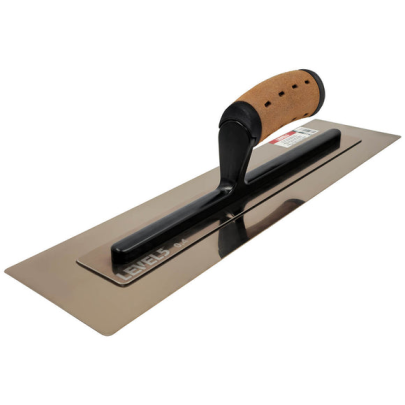 LEVEL5 FLEX Flat Finishing Trowel 4" with Leather Handle