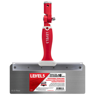 LEVEL5 Stainless Steel Flex Blade Offset Taping Knife