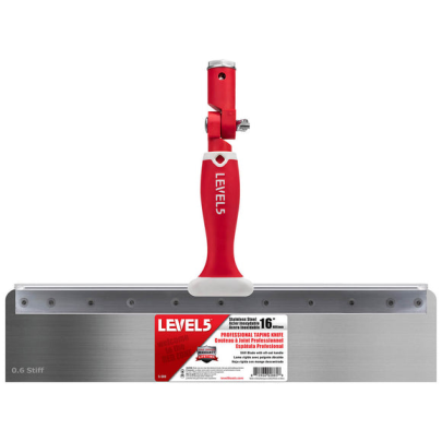 LEVEL5 Stainless Steel Stiff Blade Offset Taping Knife