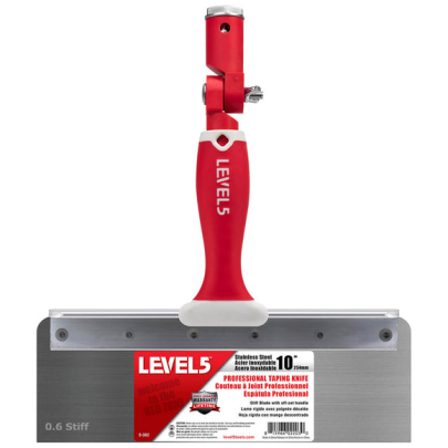 LEVEL5 Stainless Steel Stiff Blade Offset Taping Knife
