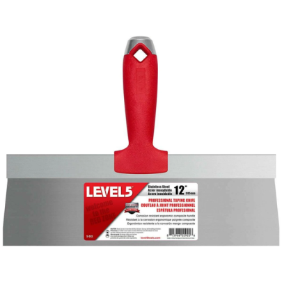 LEVEL5 Stainless Steel Taping Knife with Composite Handle