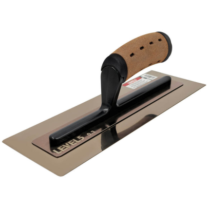 LEVEL5 ULTRA FLEX Flat Finishing Trowel with Leather Handle