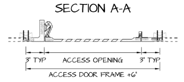 Louver Square Hinged Touch Latch
