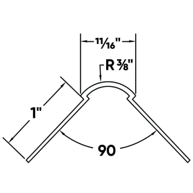 3/8" Medium Bullnose Corner Bead and Archway