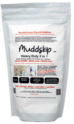 Muddskip™ HEAVY DUTY 3-in-1 Drywall Additive
