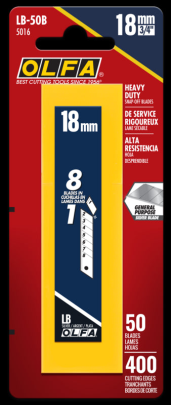 OLFA 18mm LB Silver Snap Blade