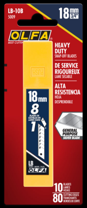 OLFA 18mm LB Silver Snap Blade