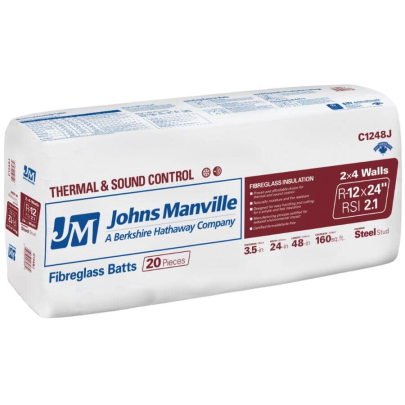 R-12 Johns Manville Fiberglass 3-1/2