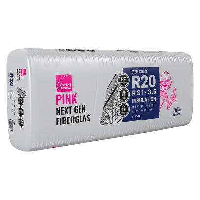 R-20 Pink Next Gen Fiberglas 6in