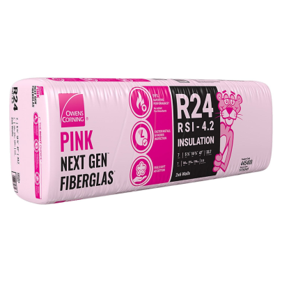 R-24 Pink Next Gen Fiberglas 6in