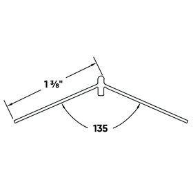 Rigid Splayed Adjustable Corner Bead